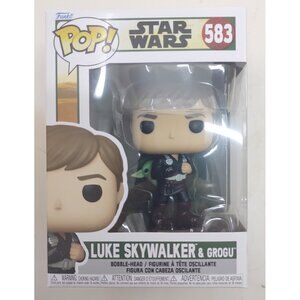 Funko Pop! Star Wars Luke Skywalker & Grogu #583 Vinyl Figure